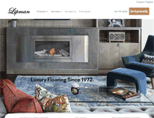 Tablet Screenshot of lipmancarpetmontreal.com